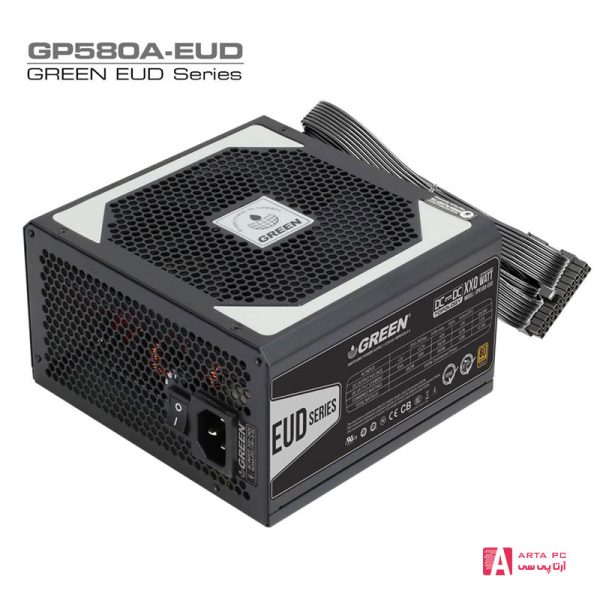 منبع تغذیه کامپیوتر گرین مدل GP580A-EUD
